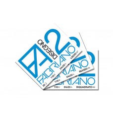 ALBUM FABRIANO F2 24X33 10FG "L/SQ" (LISCIO RIQUADRATO)